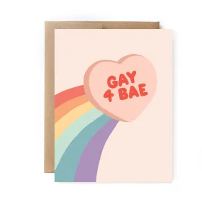 .Gay 4 Bae Greeting Card