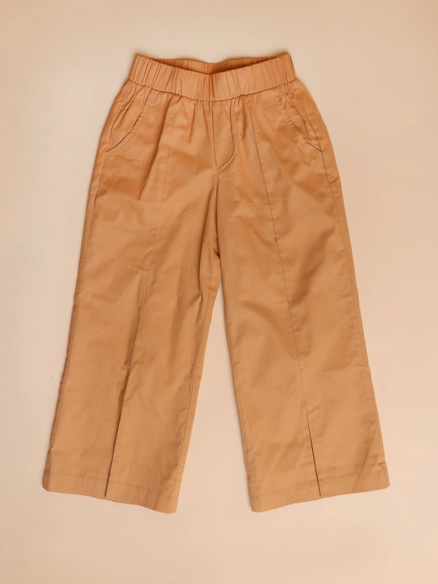 Girls Layered Tunic and Flared Pants Set