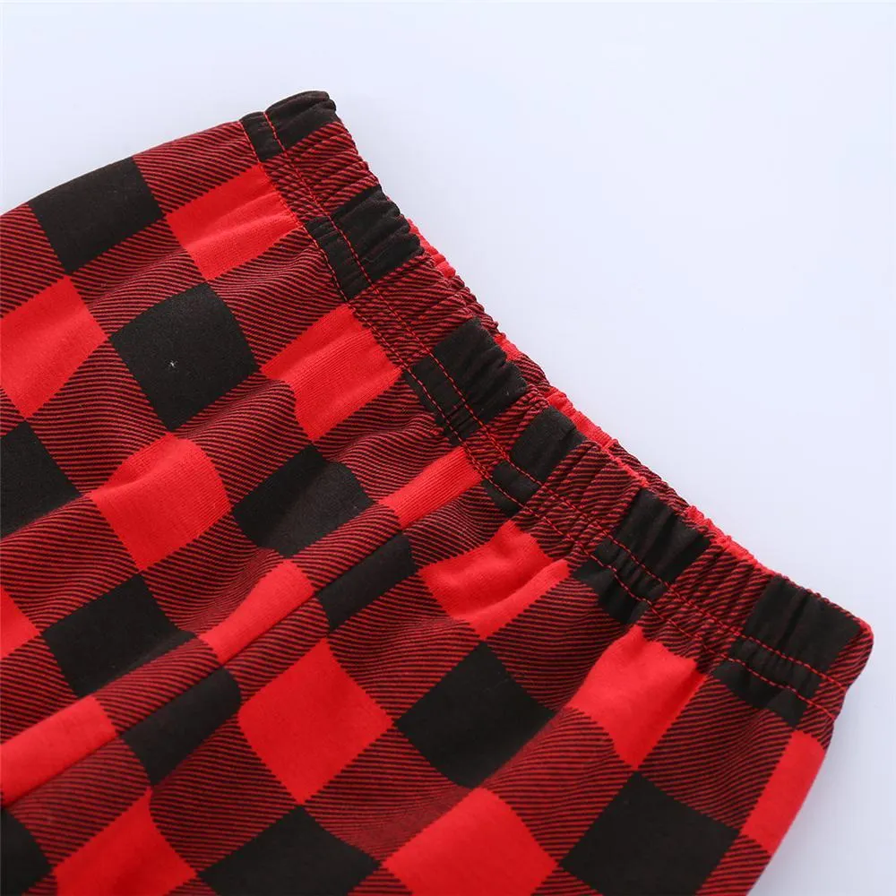 Girls Plaid Cartoon Tie Dye Long Sleeve Top & Flare Pants Wholesale Girls Clothing
