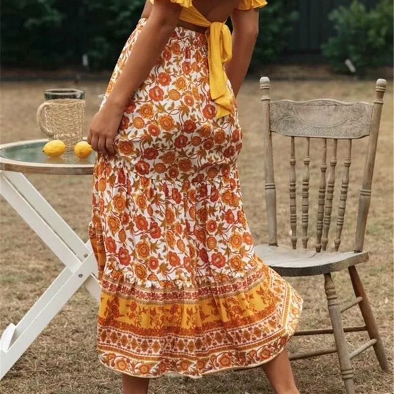 Hippie Chic Maxi Skirt