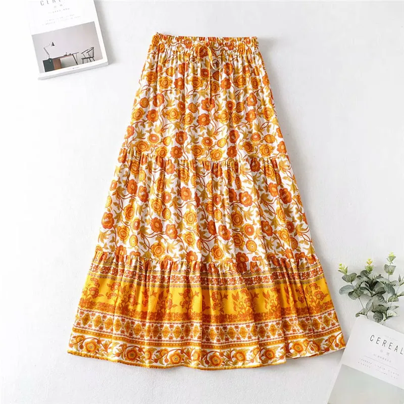 Hippie Chic Maxi Skirt