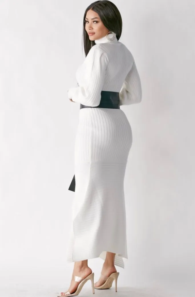 I'm Falling For You Maxi Dress - Ivory