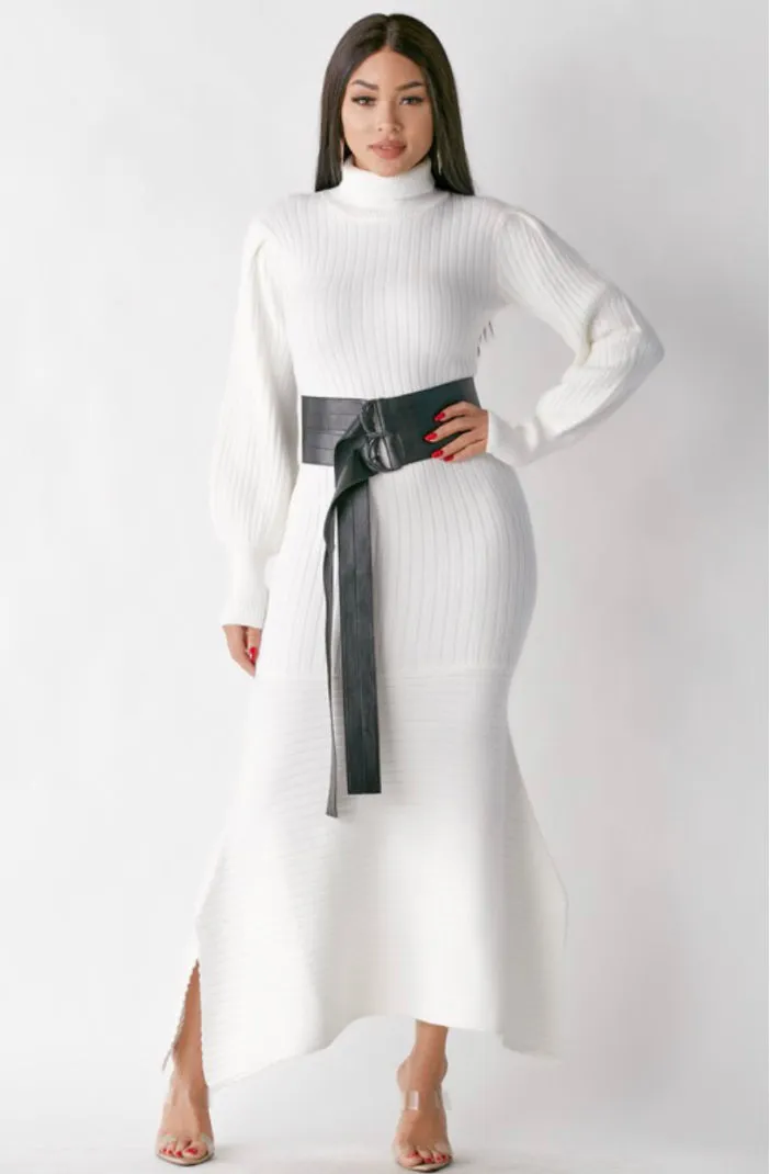 I'm Falling For You Maxi Dress - Ivory
