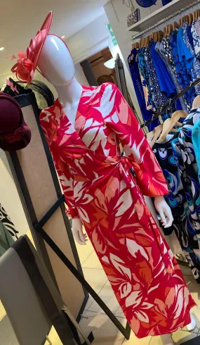 James lakeland wrap midi dress