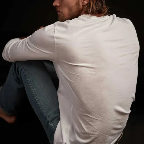JAMES PERSE MENS LONG SLEEVE CREW TEE- 5 COLORS