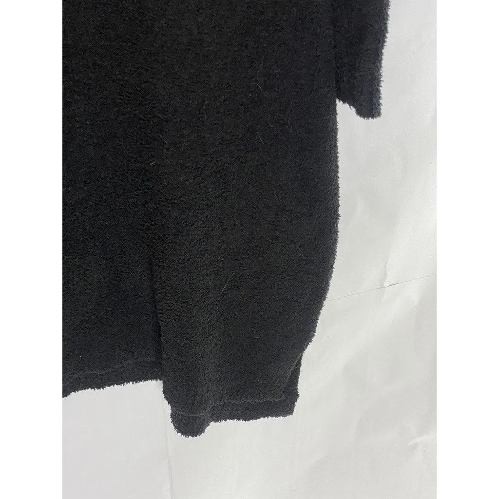 JESSICA SIMPSON Women's Black Cozy Knit Crewneck Long Sleeve Knee Dress SZ XL