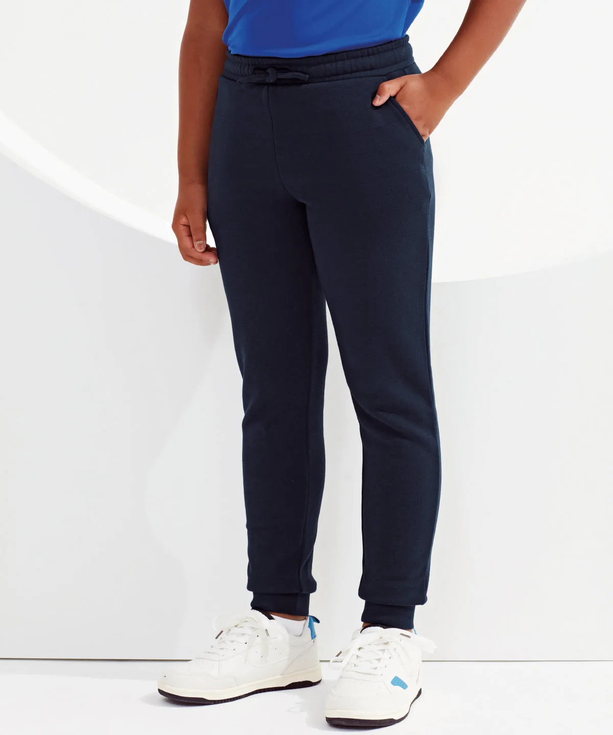 Kids TriDri® recycled joggers | Heather Grey
