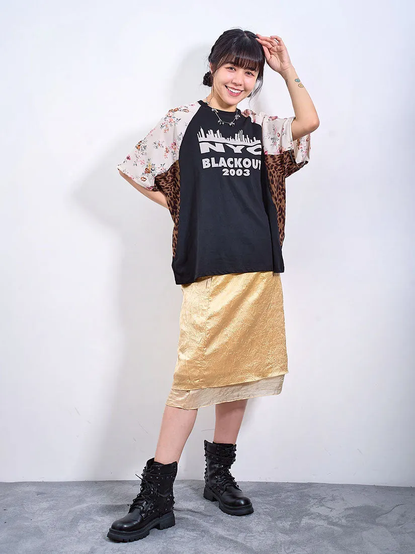 Layered Crinkle Skirt (2 Colours)