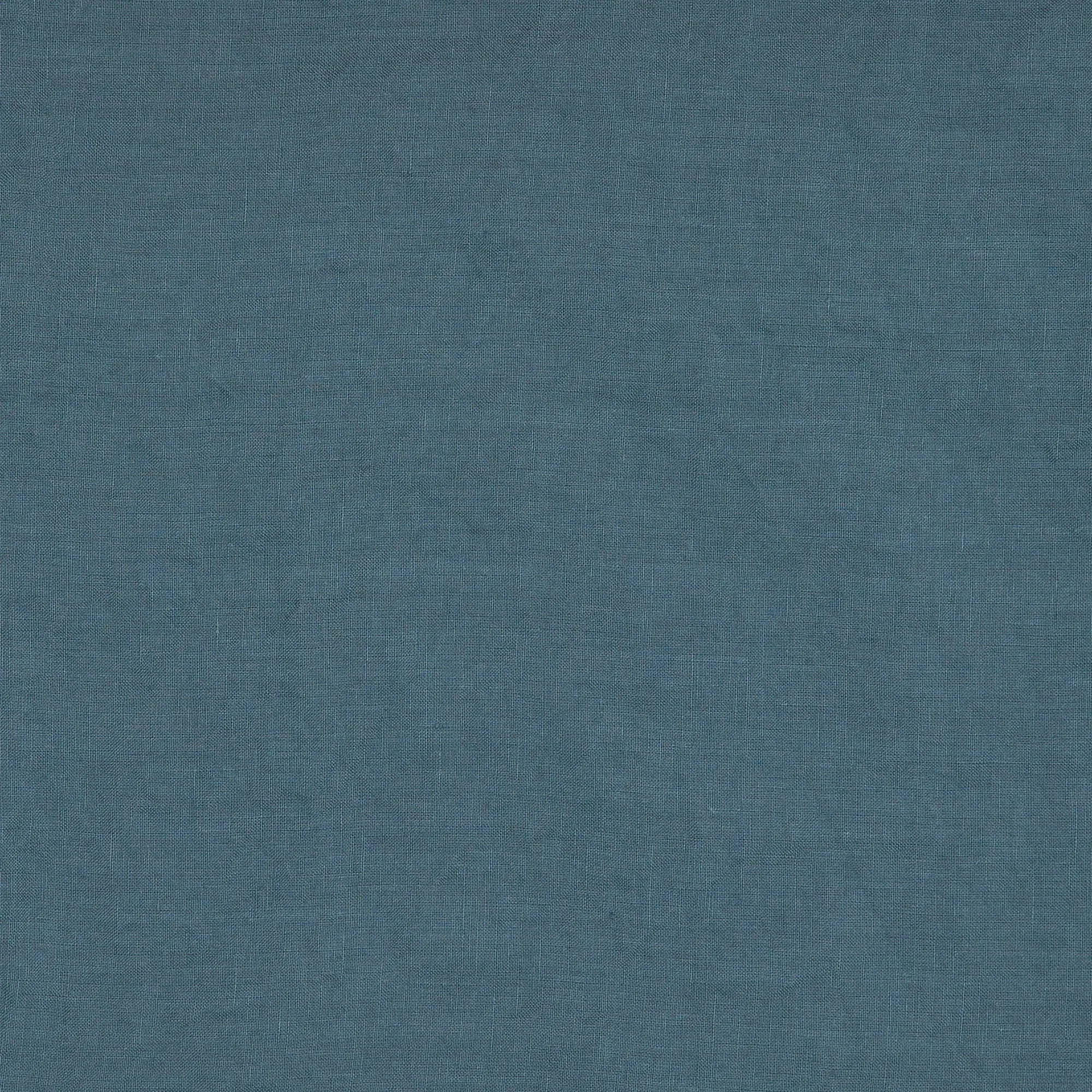 Linen wrap dress french blue - Máia