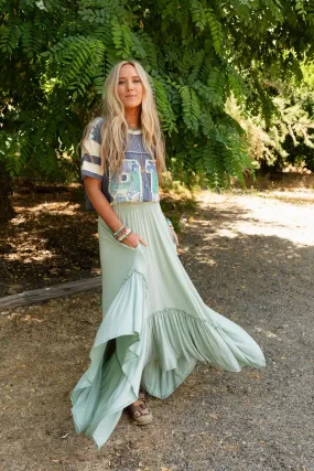 Logan Forever Beauty Maxi Skirt - Pale Sage