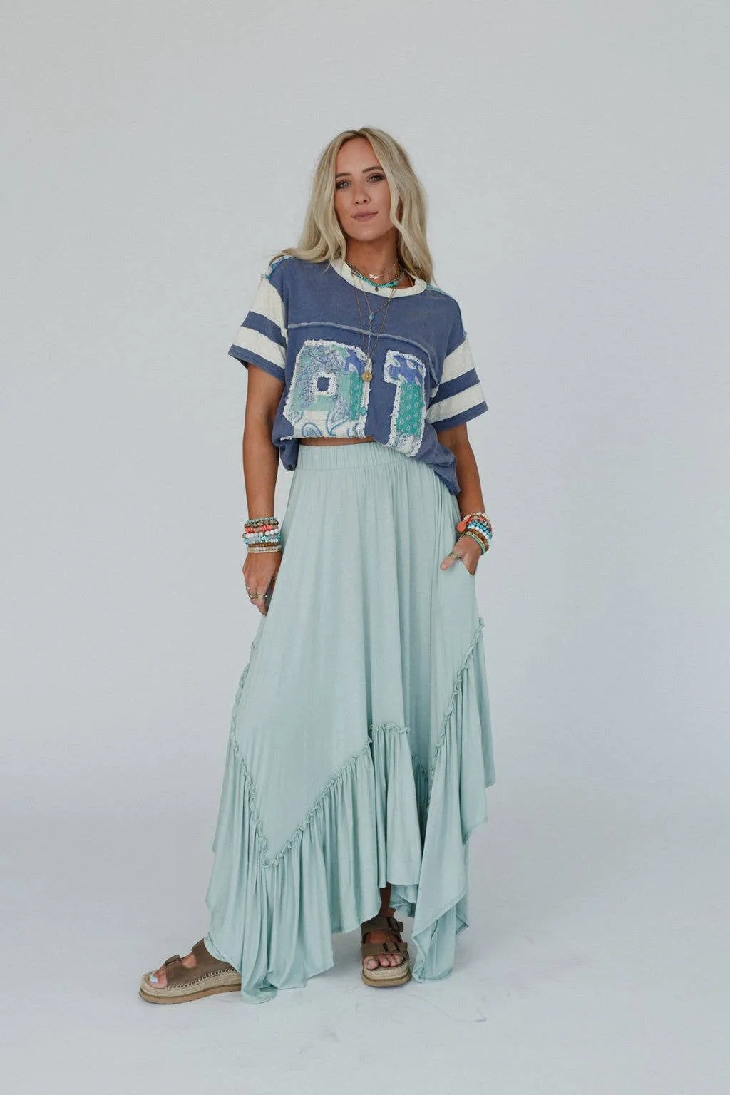 Logan Forever Beauty Maxi Skirt - Pale Sage