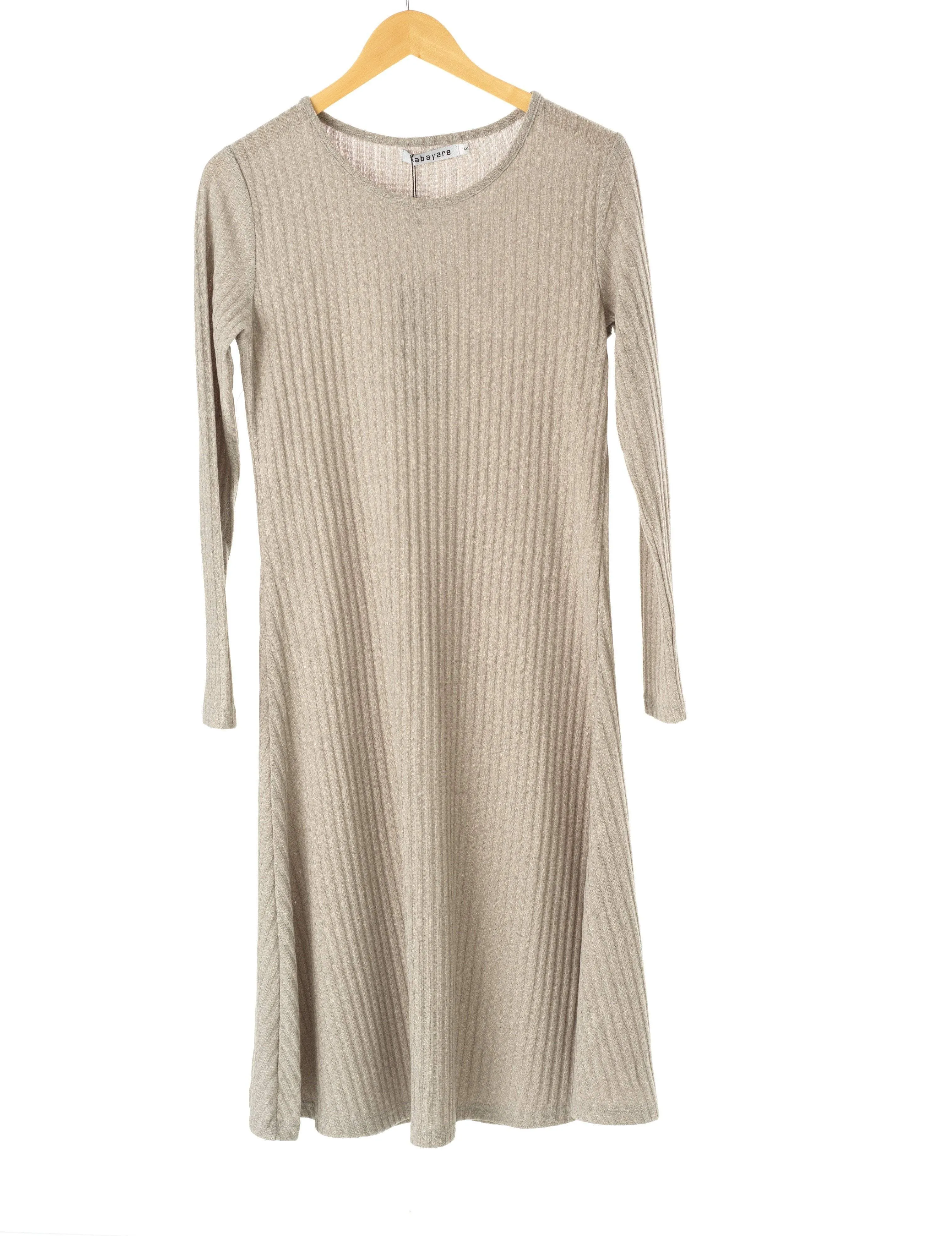 long sleeve Midi sweater dress