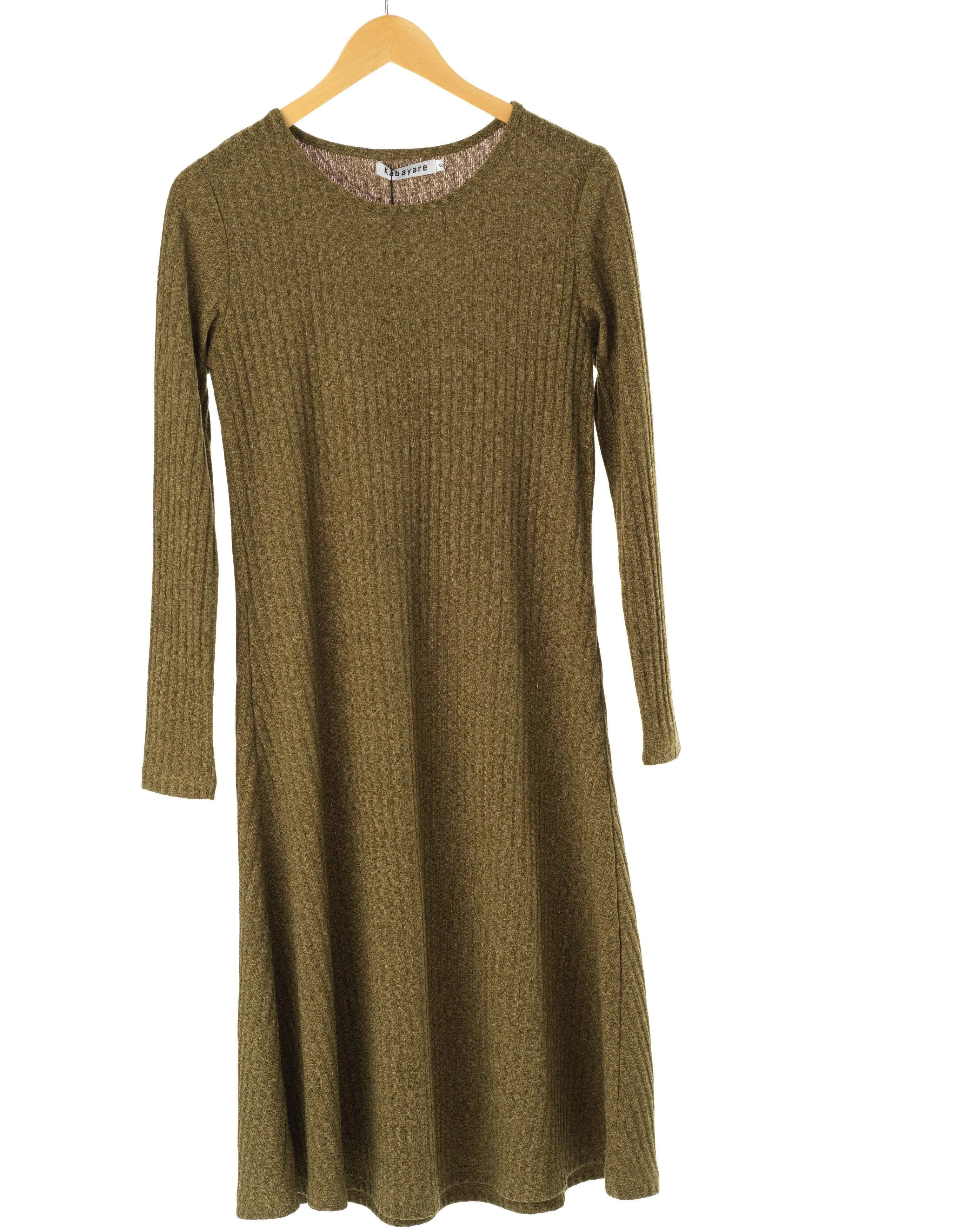 long sleeve Midi sweater dress