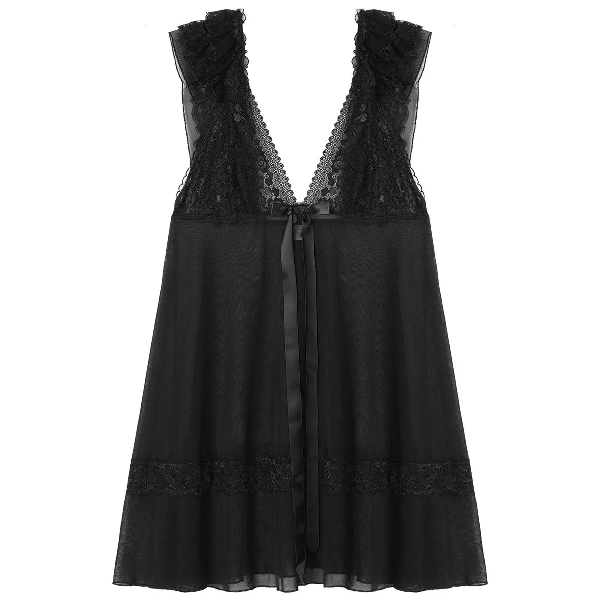Low-cut Sissy Lingerie: Seductive Nightwear for Crossdressers