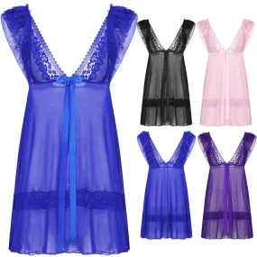 Low-cut Sissy Lingerie: Seductive Nightwear for Crossdressers