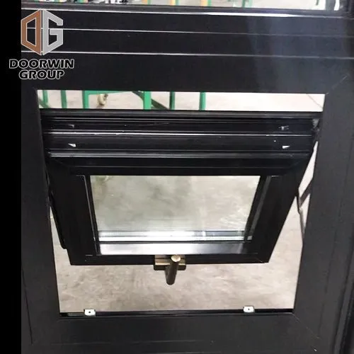 Lowest Price popular aluminum awning top hung windows new modern lowe insulating glass window