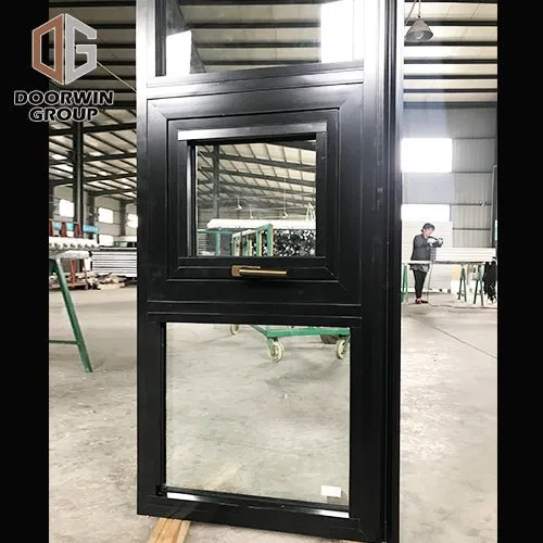 Lowest Price popular aluminum awning top hung windows new modern lowe insulating glass window