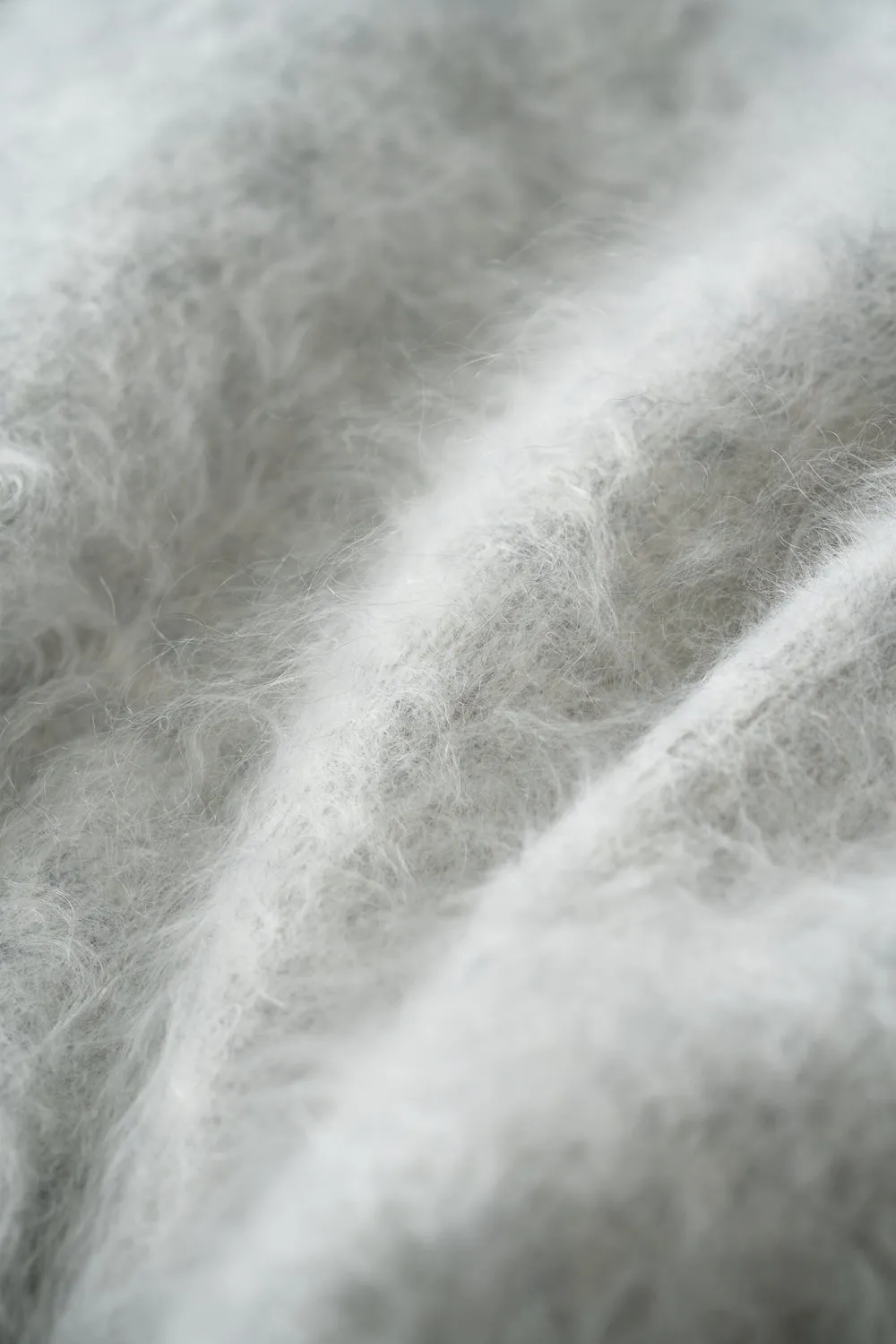 Luxe Brushed Cashmere Quarter Zip Sweater