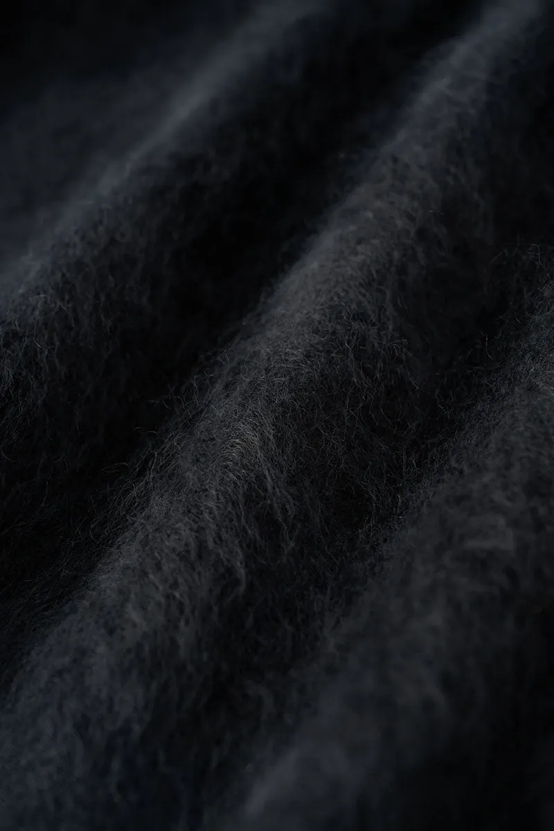 Luxe Brushed Cashmere Quarter Zip Sweater