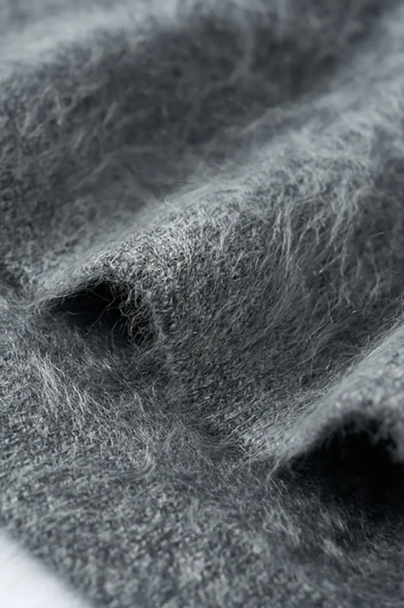 Luxe Brushed Cashmere Quarter Zip Sweater
