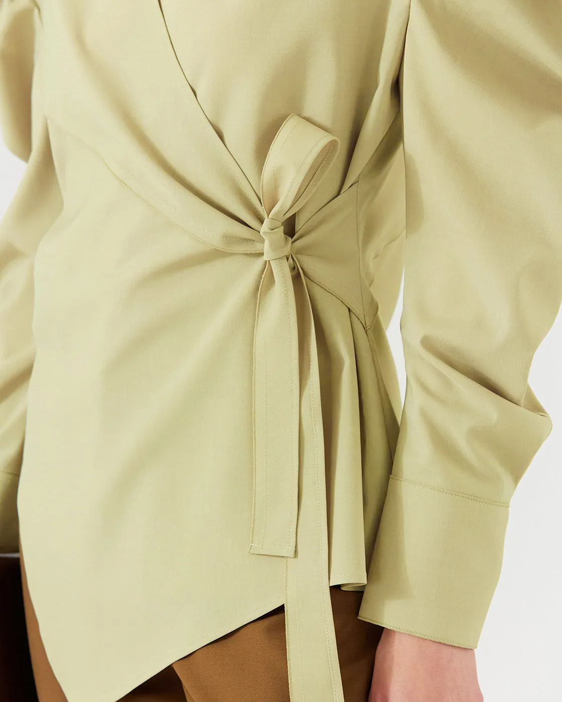 Lyra Top Tailored Suiting Sage