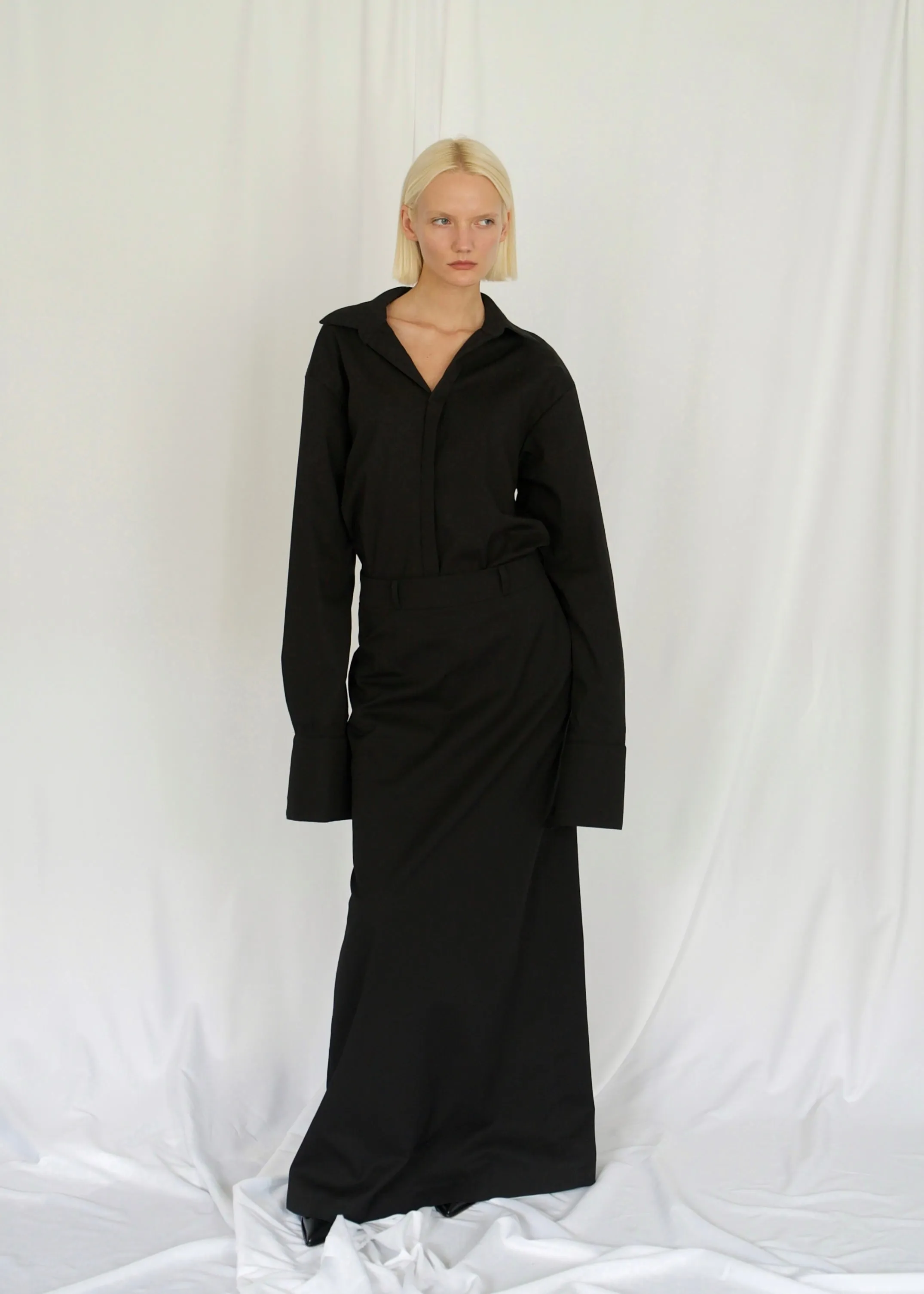 Maxi Linda skirt in black