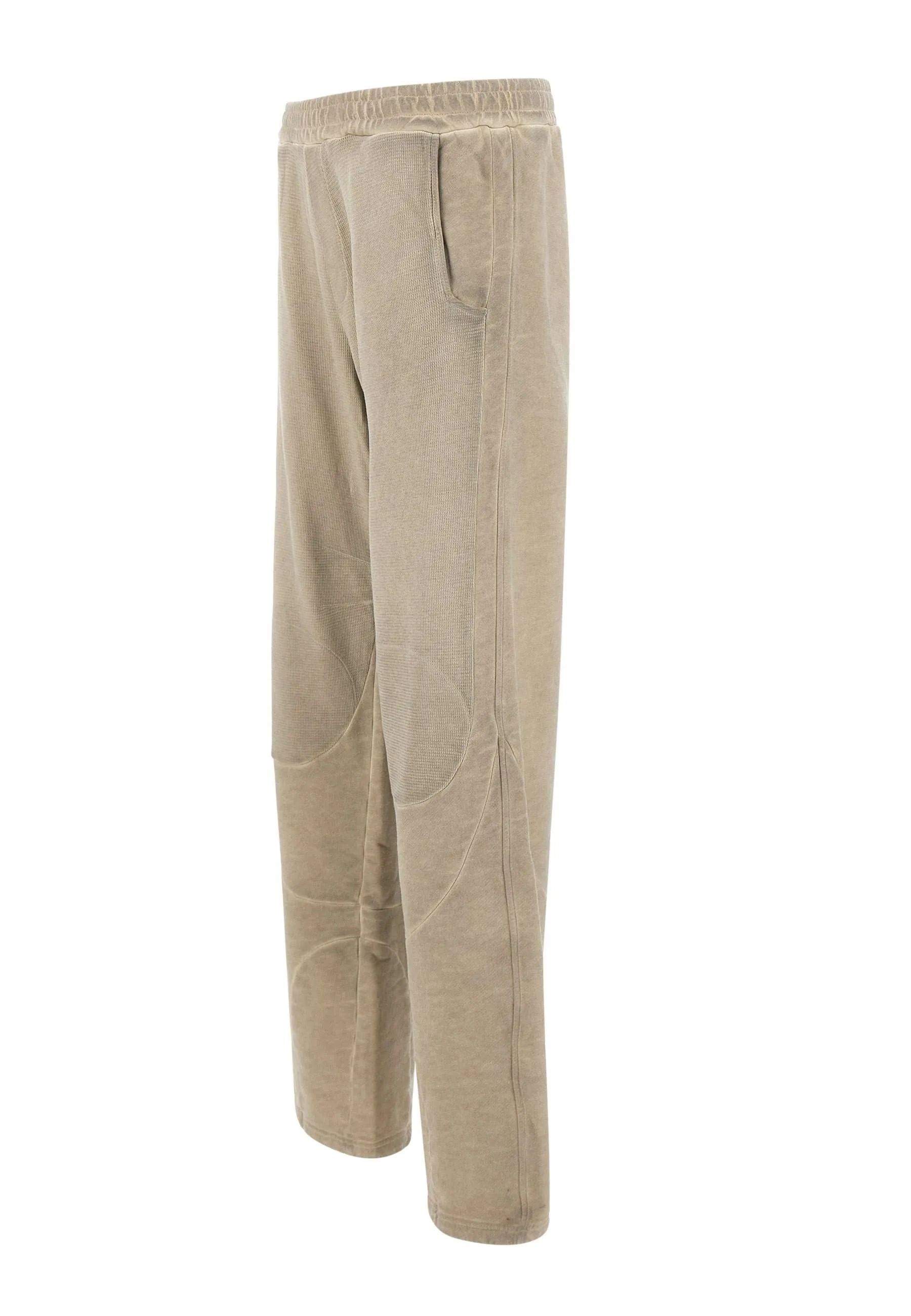 Men's Grey Cotton Jogger Pants