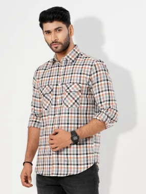 Men's Premium  Micro Plaid  Check