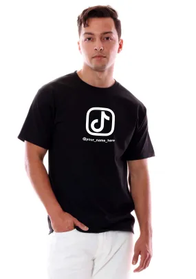 Men's Social Media Inspired Custom Graphic T-Shirt