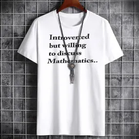 Men's Summer Cotton T-Shirt - Sporty Streetwear Tee