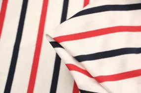 Mimasu Wide Line - Navy/Red Stripe