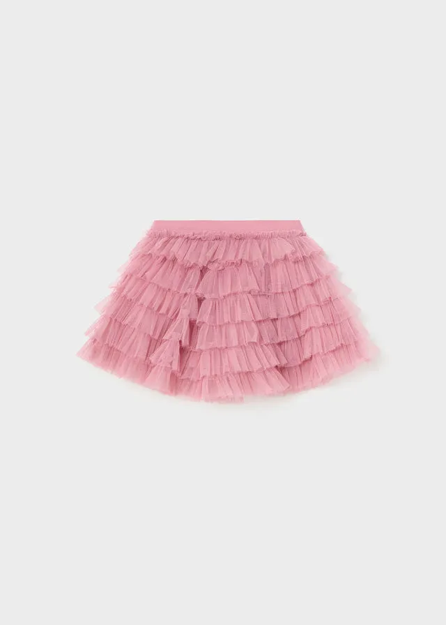 mini girl layered tutu skirt