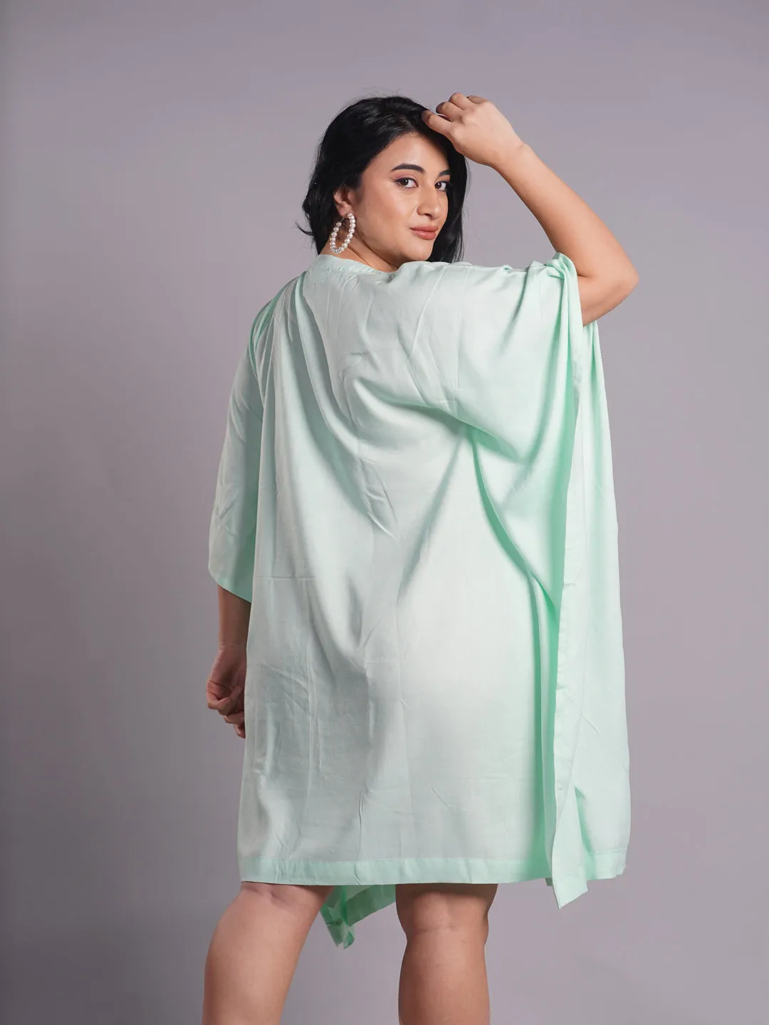Mint Rayon Kaftan - Selective