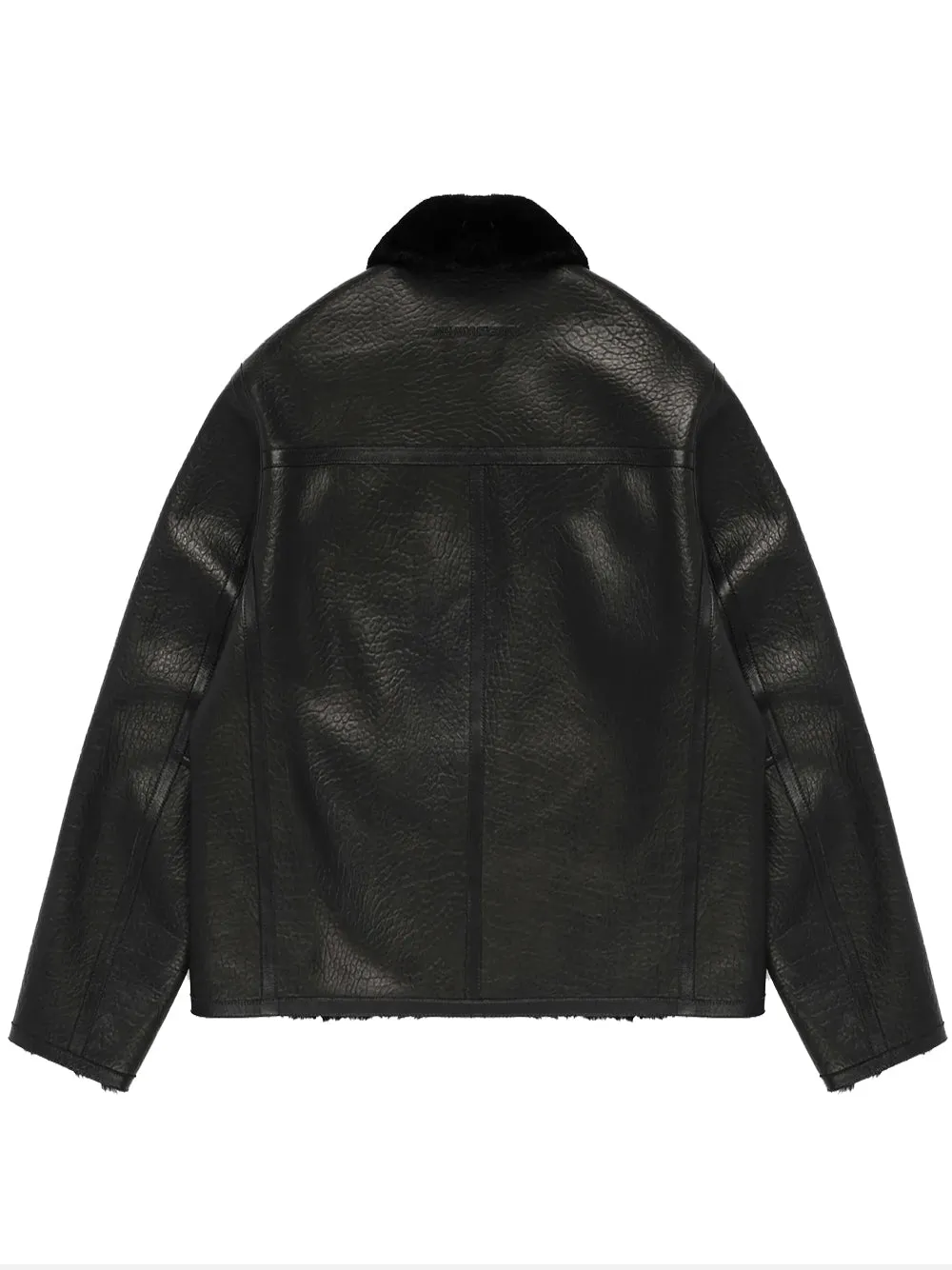 MKI MIYUKI ZOKU Shearling Flight Jacket Black