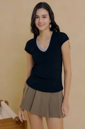 Moonlit Sail Double-Layer Top
