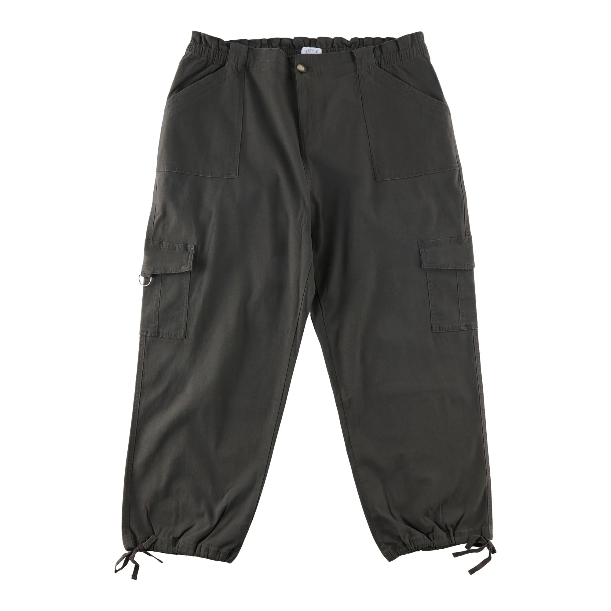 mySTYLE Women's Plus Cargo Twill Joggers