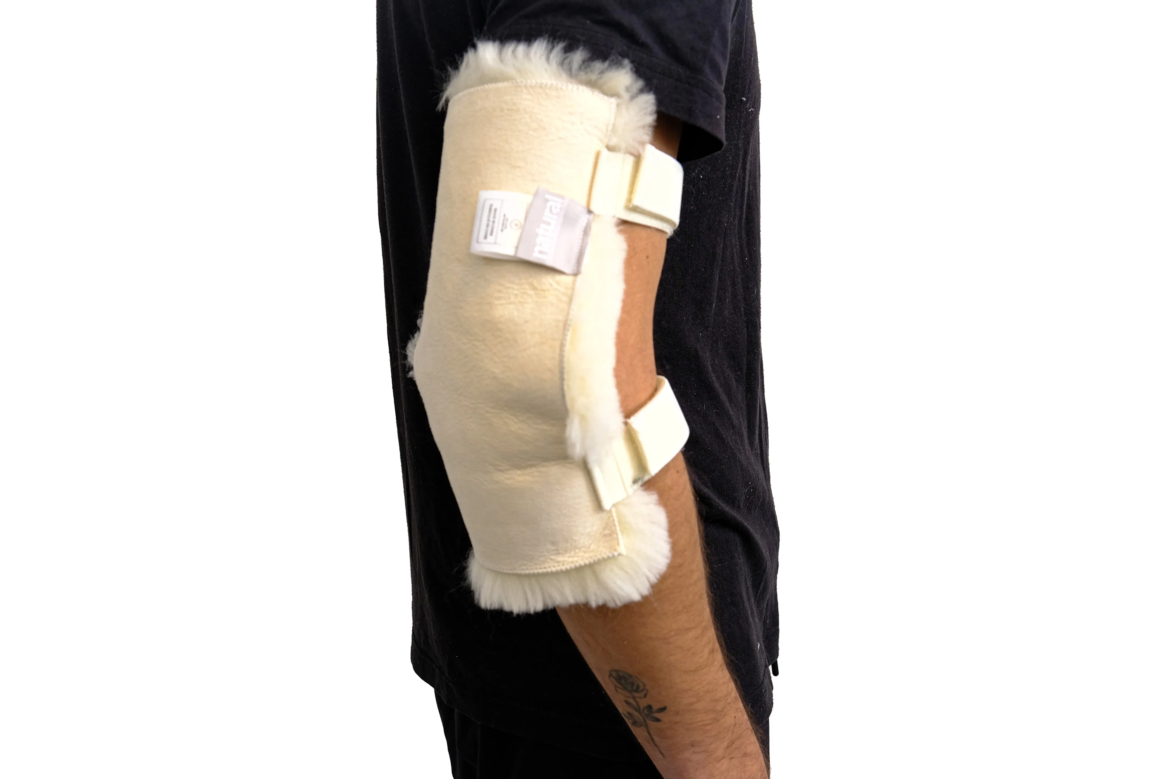 Natural Medical Classic Sheepskin Elbow Protectors-2-Piece