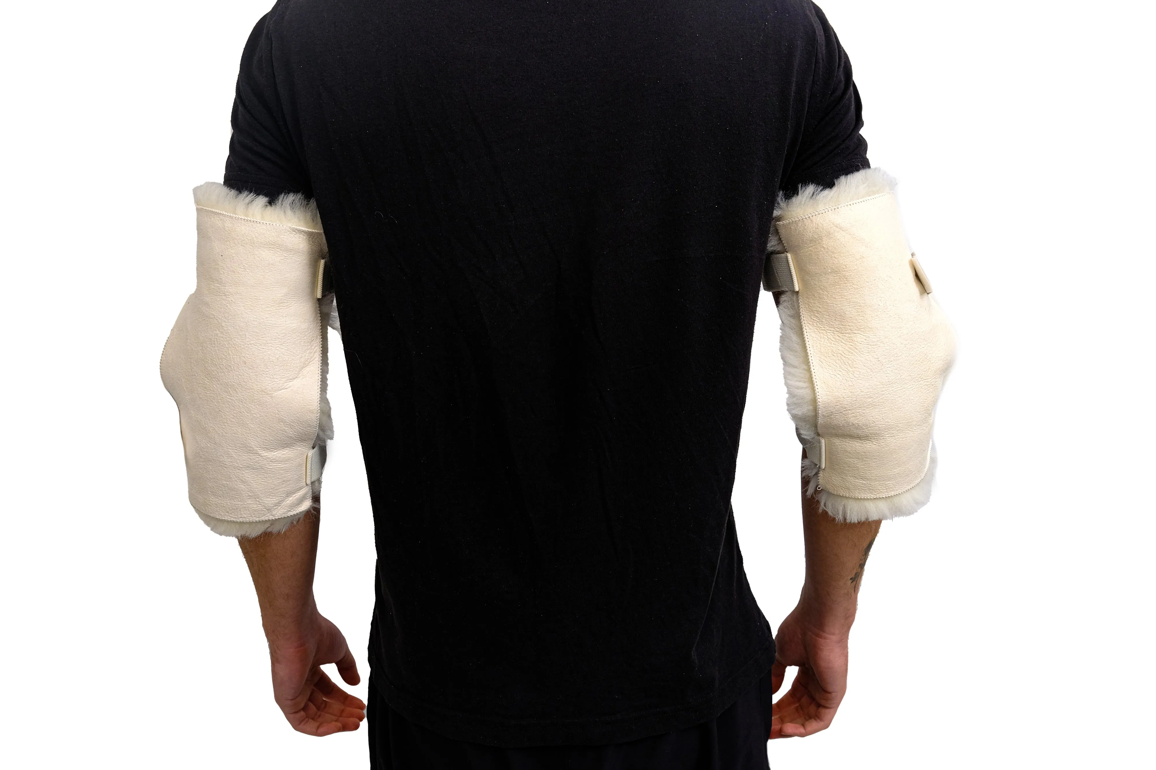 Natural Medical Classic Sheepskin Elbow Protectors-2-Piece