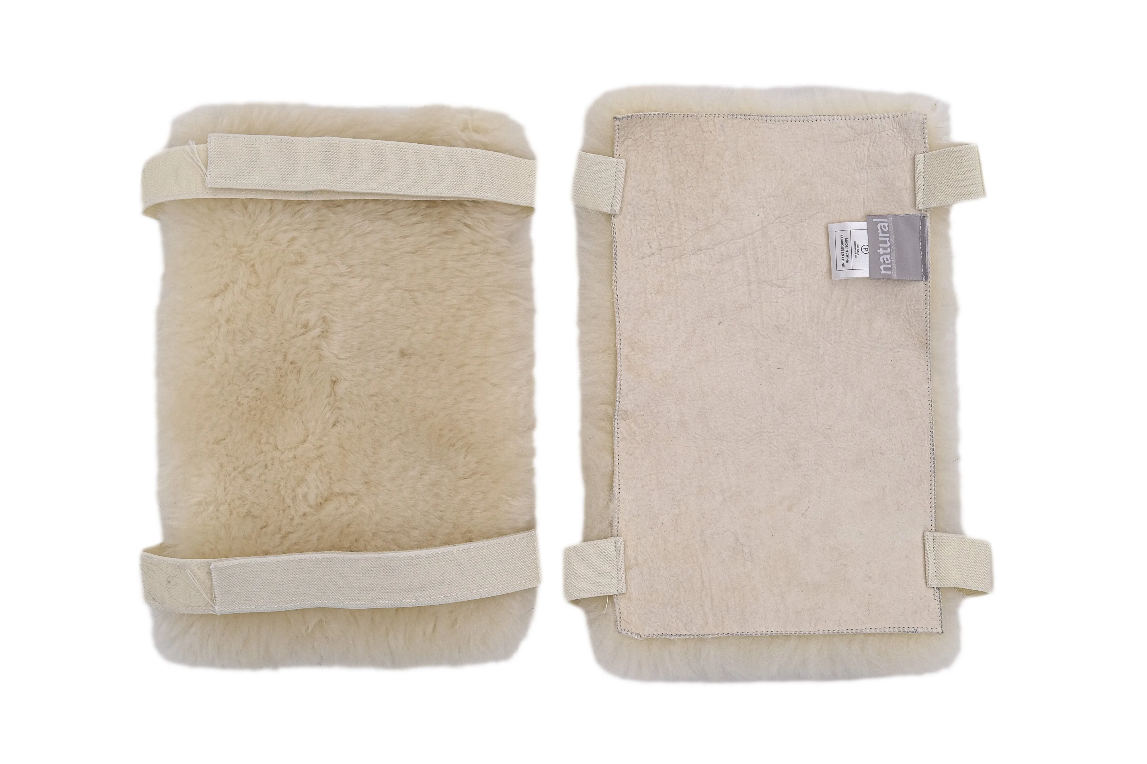 Natural Medical Classic Sheepskin Knee Pads-2-Piece