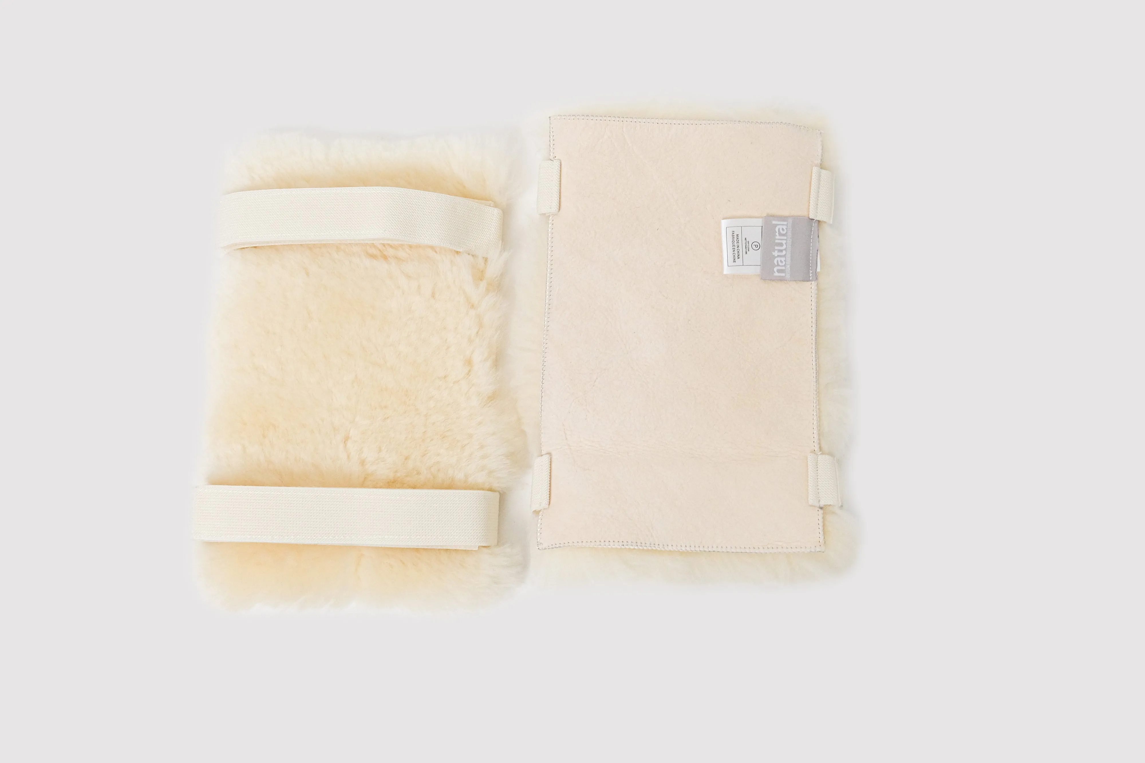 Natural Medical Classic Sheepskin Knee Pads-2-Piece