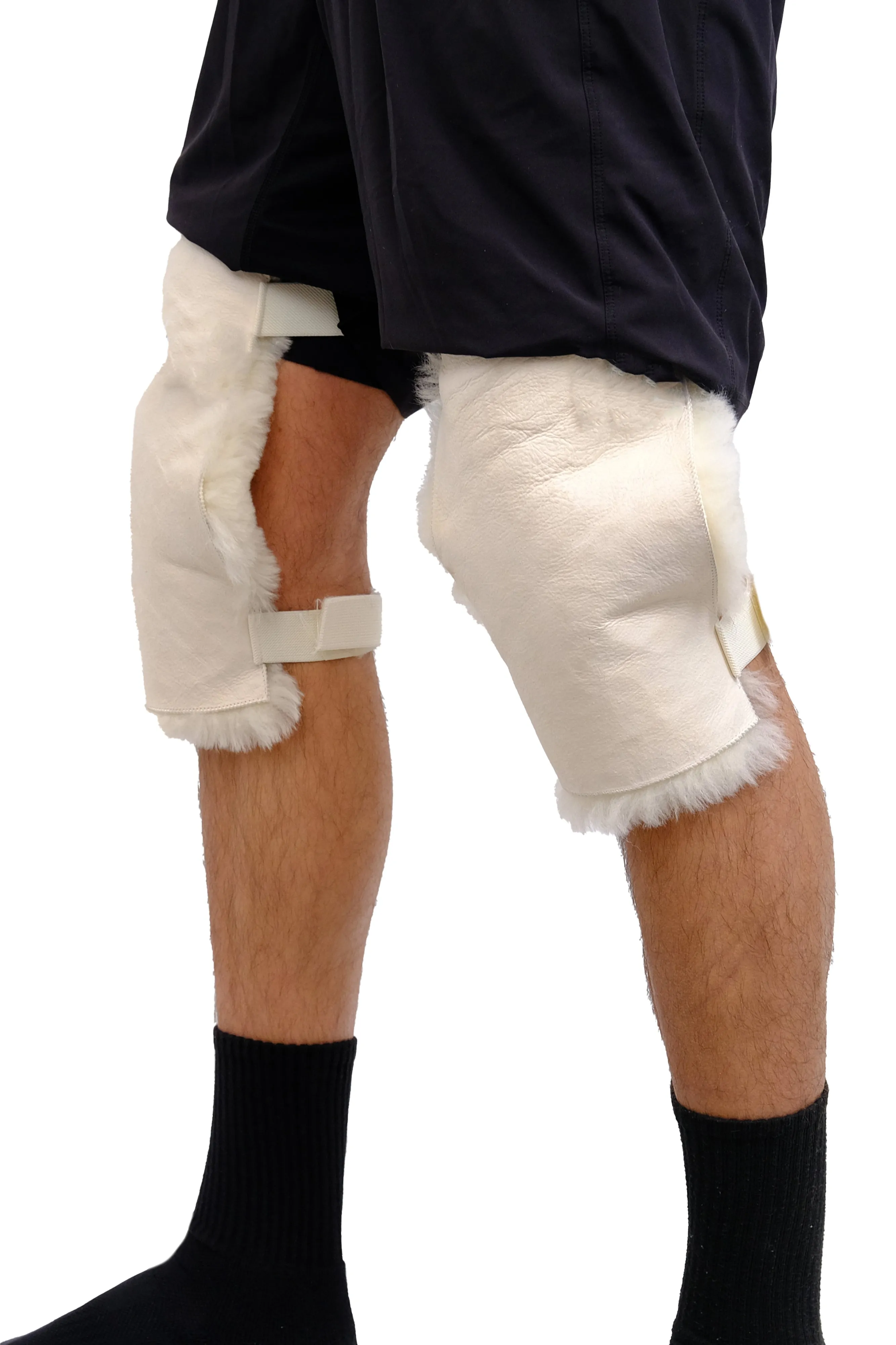 Natural Medical Classic Sheepskin Knee Pads-2-Piece