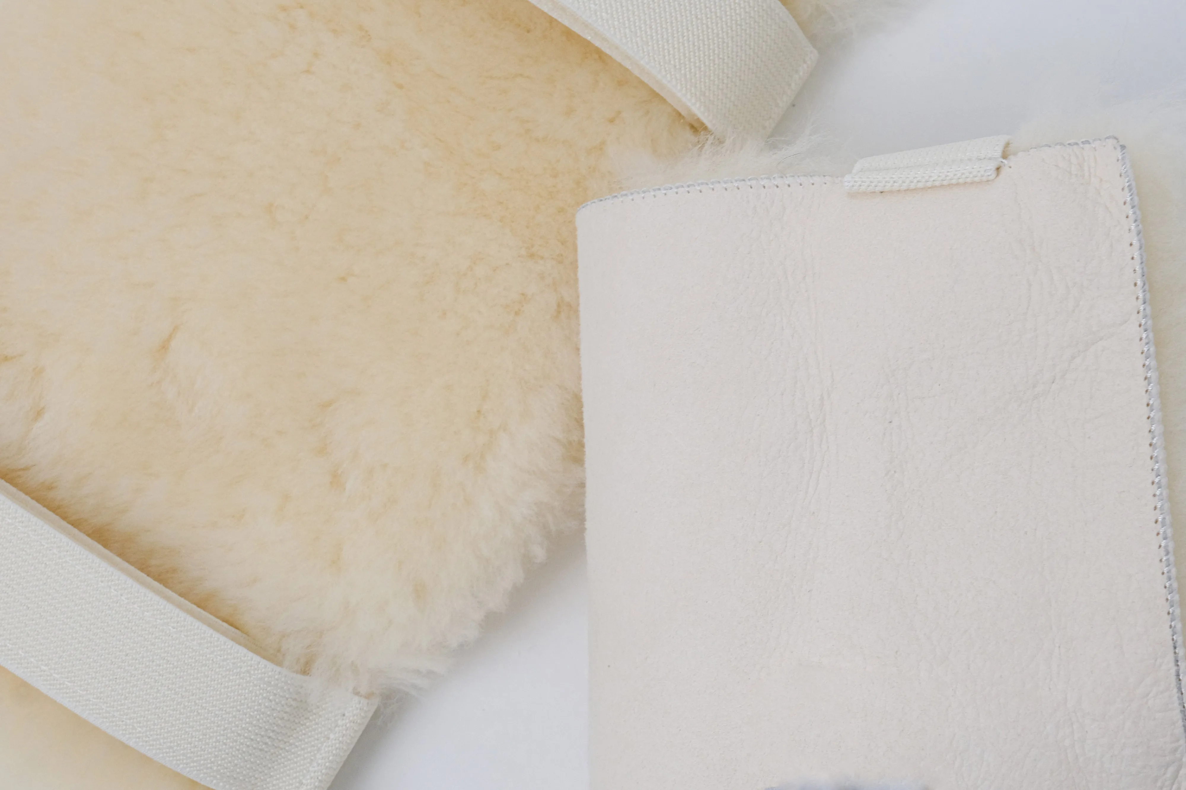 Natural Medical Classic Sheepskin Knee Pads-2-Piece
