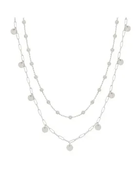 Necklace with Coin Accents
