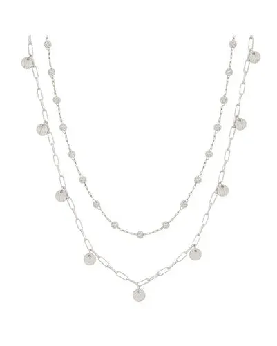 Necklace with Coin Accents