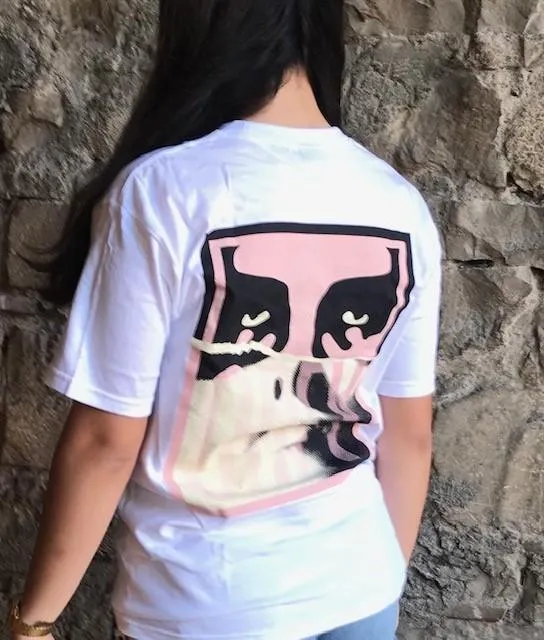 Obey maglietta manica corta da adulti Noire Icon 2 Basic 163082330 bianco