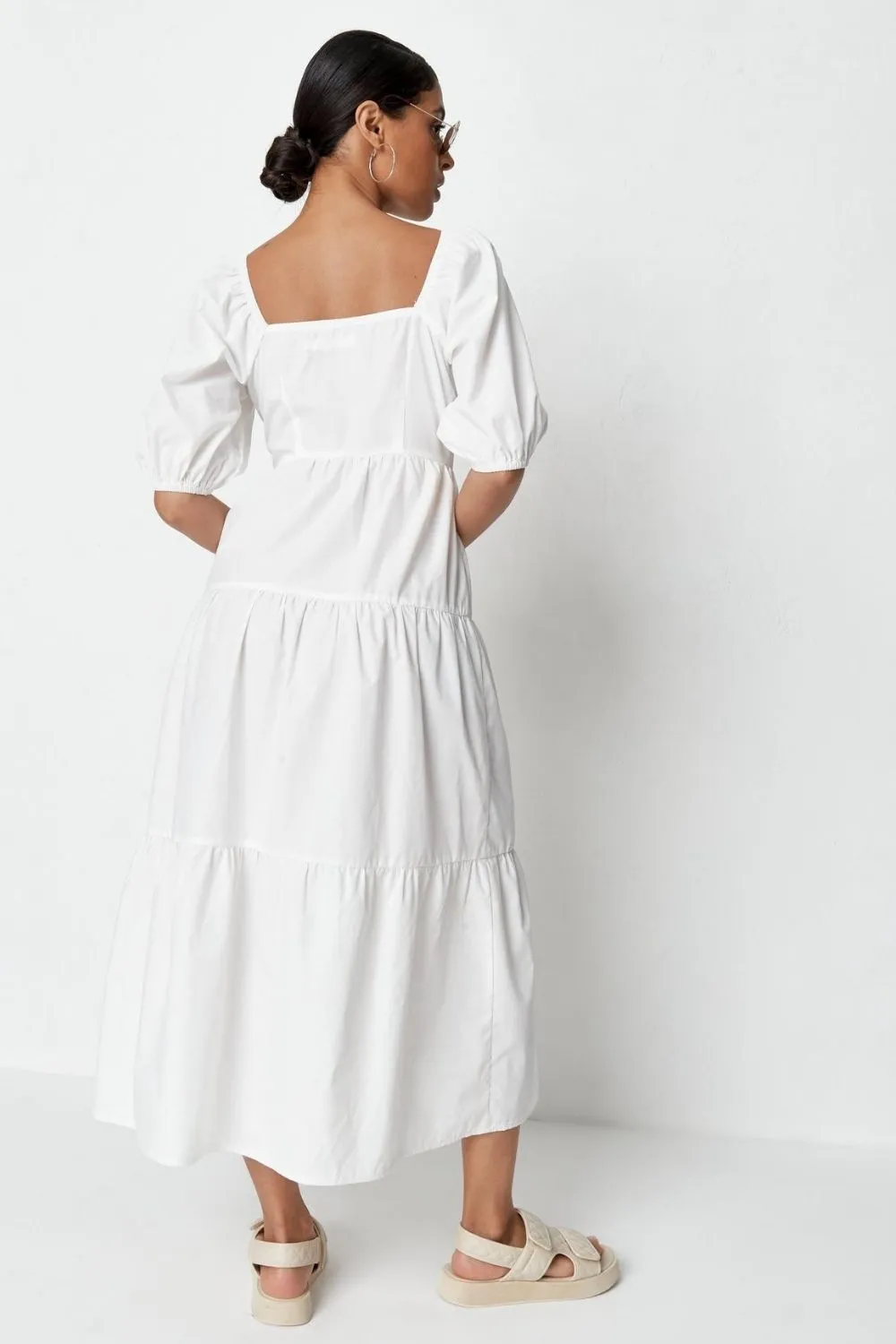 Open Front Milkmaid Dress