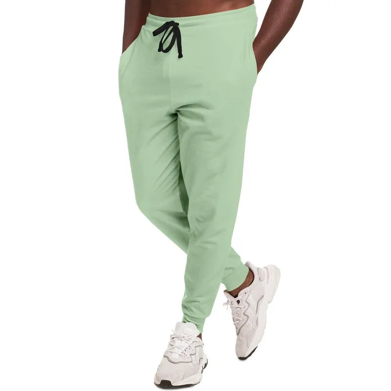 Pale Pastel Green Joggers | Unisex | with PLUS sizes | Bright Pale Pastel Green | C22M0Y30K0