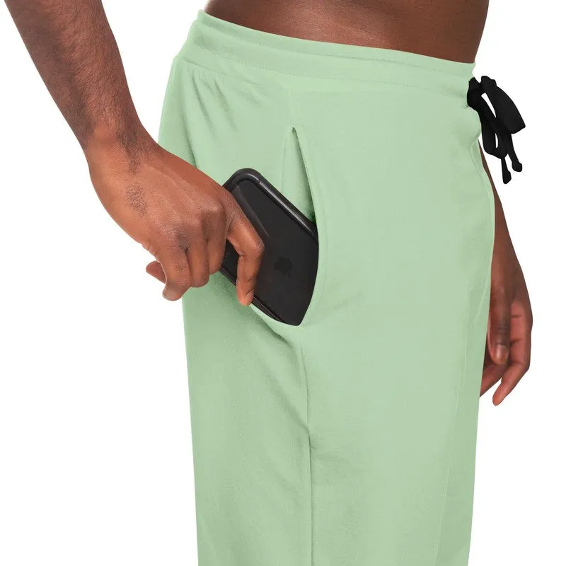Pale Pastel Green Joggers | Unisex | with PLUS sizes | Bright Pale Pastel Green | C22M0Y30K0
