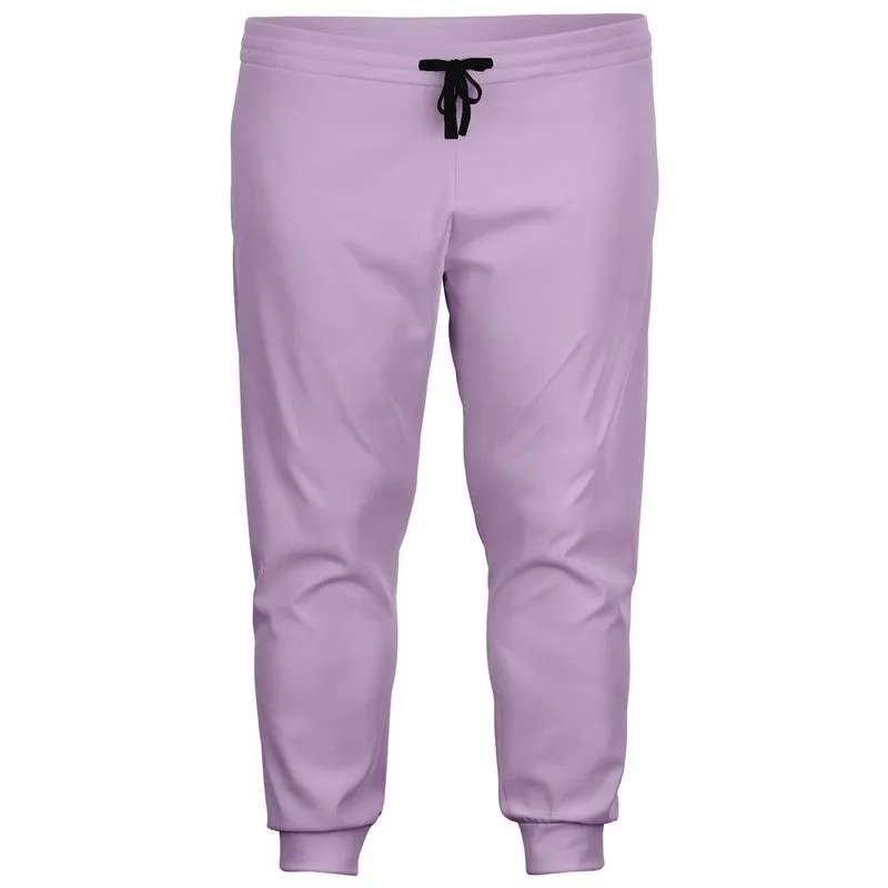 Pale Pastel Purple Joggers | Unisex | with PLUS sizes | Bright Pale Pastel Purple | C15M30Y0K0