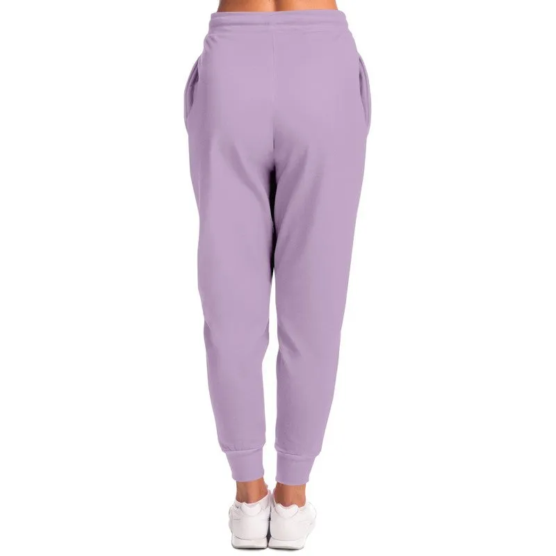 Pale Pastel Purple Joggers | Unisex | with PLUS sizes | Bright Pale Pastel Purple | C15M30Y0K0